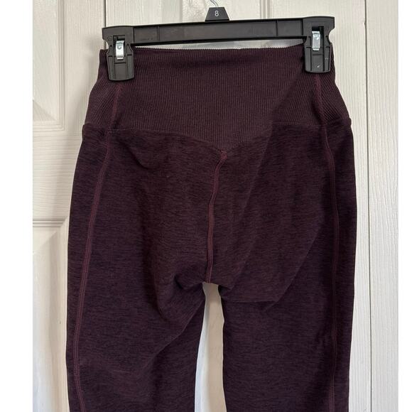 Alo Alosoft Black Plum Heather Butter Soft Lounge Legging Size XXS - Picture 8 of 10